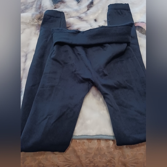 Source Unknown Pants - Boutique brand fleece lined leggings. Navy blue. NWOT